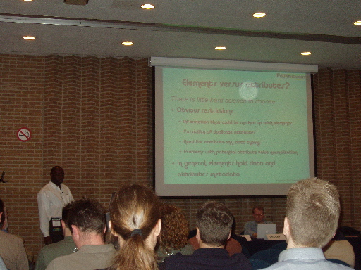Uche Ogbuji at XML Europe 2004