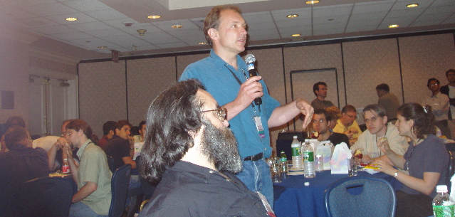 Lunch at Developer's Day  at WWW2004