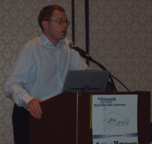 Mark Birbeck at WWW2004