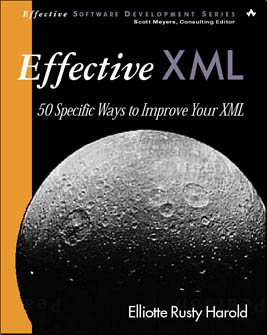 Effective XML
cover design with moon